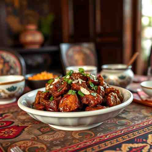 Beef Rendang - Rijsttafel Feast Starter